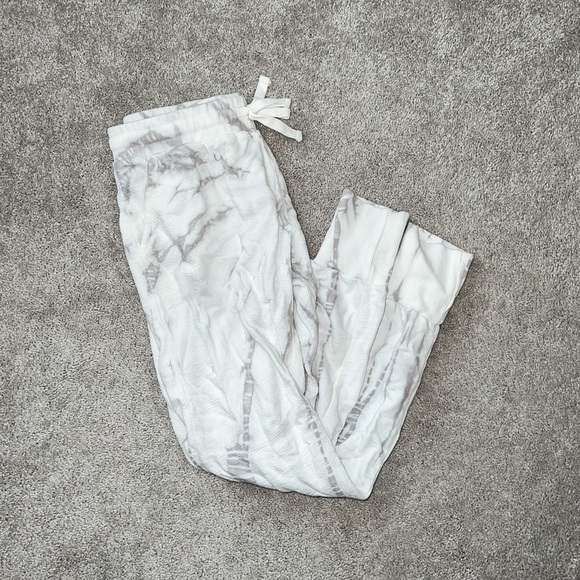 Pants - Grey Marble Sweatpants